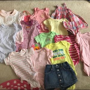 3-6 months baby girl shirts skirt dresses